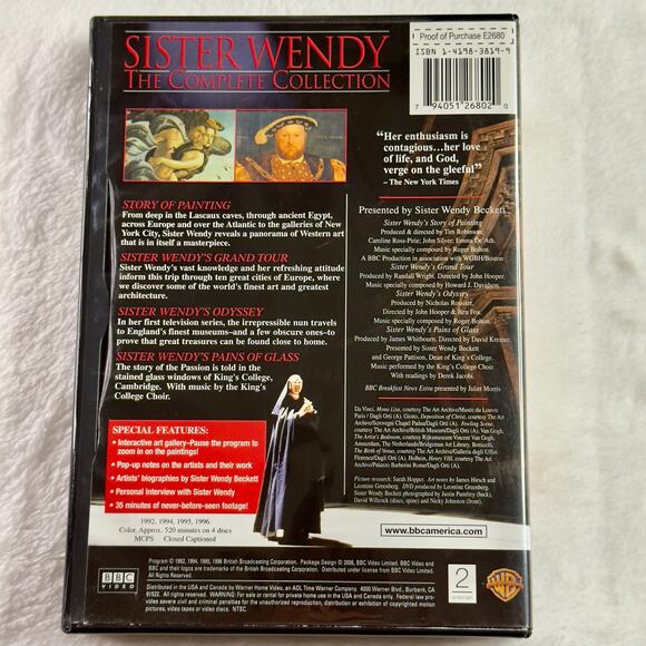 Sister Wendy The Complete Collection DVD BBC Video 4-Disc Set Art Documentary - Picture 2 of 11